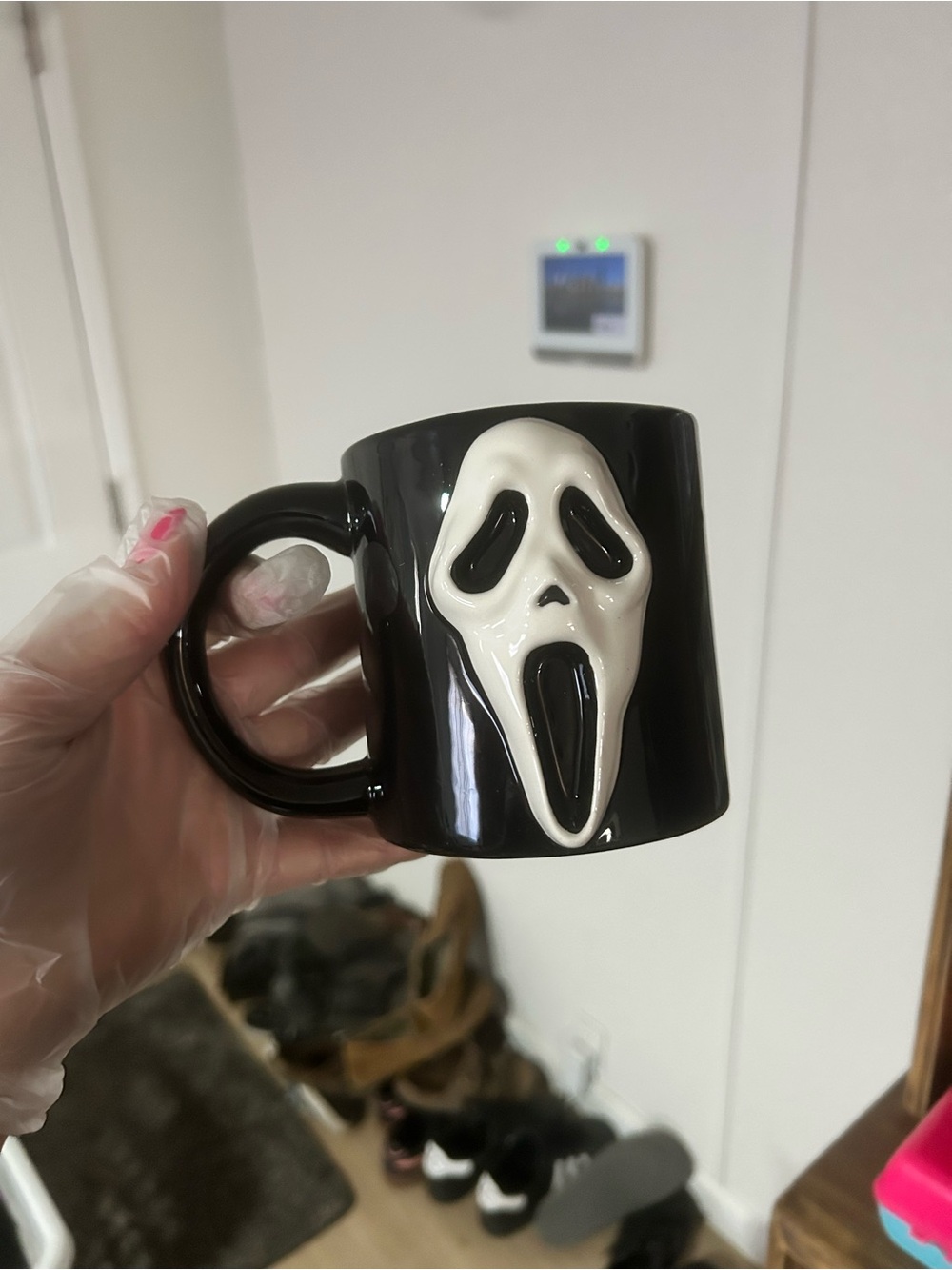 Ghostface Halloween coffee mug
